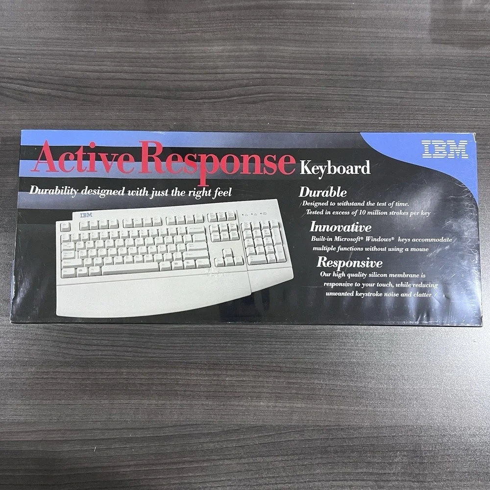 IBM Rapid Access Pro Keyboard Factory‎ Sealed NOS Vintage PS/2 USB Adapter NEW